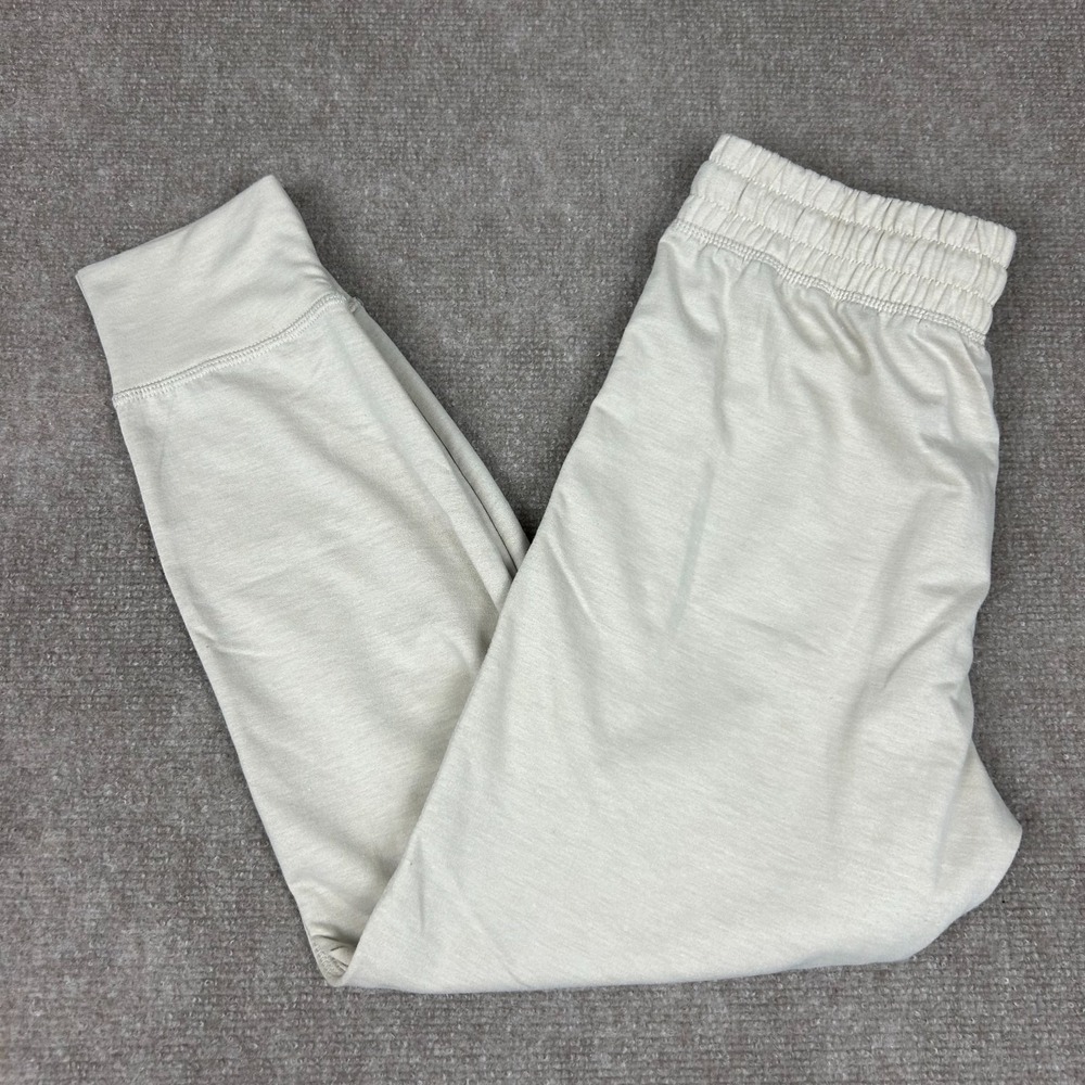 Leg3nd Jogger Pants Womens Medium Gray Stretch Tapered Leg Drawstring Running